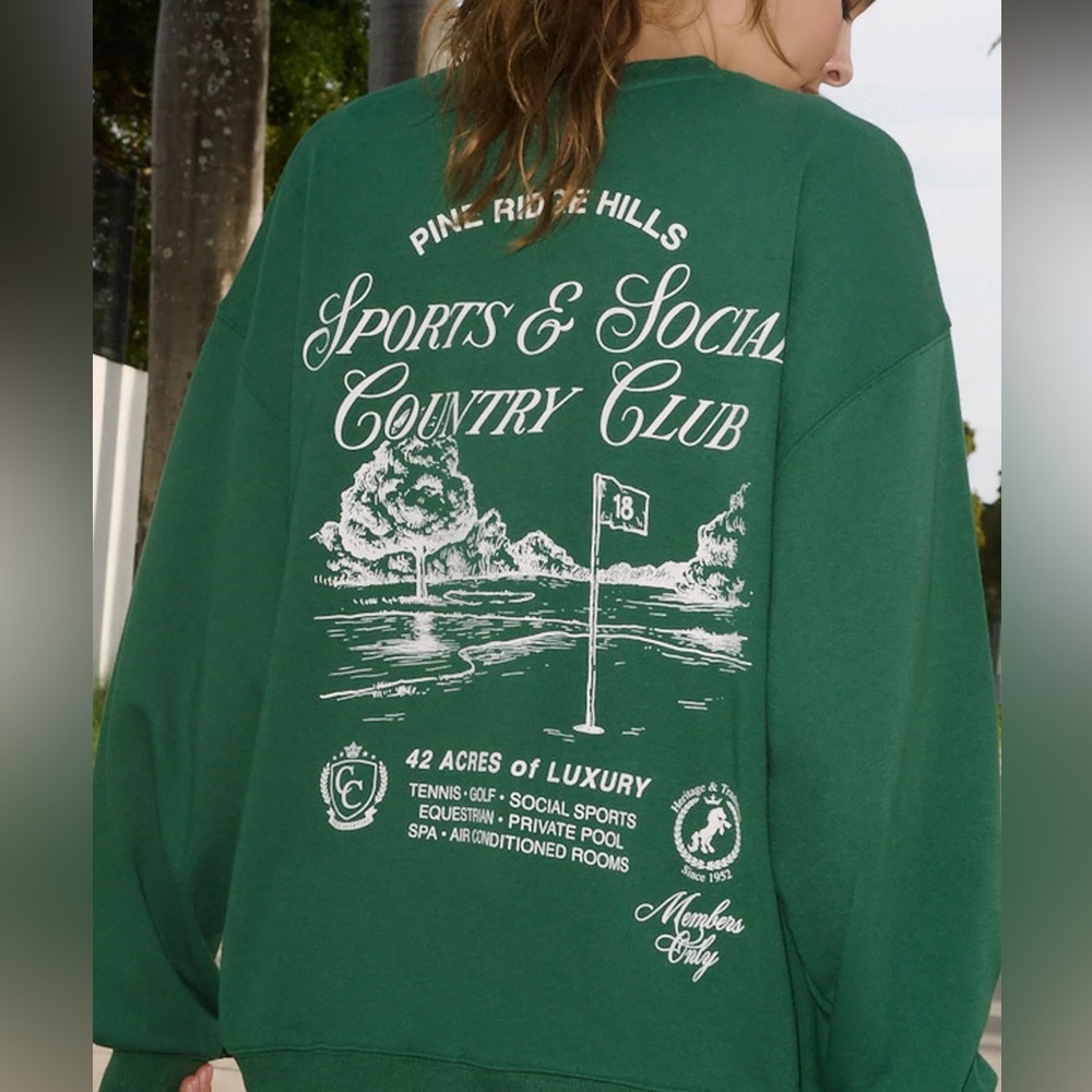 Ardene Green Crew Neck Sweater